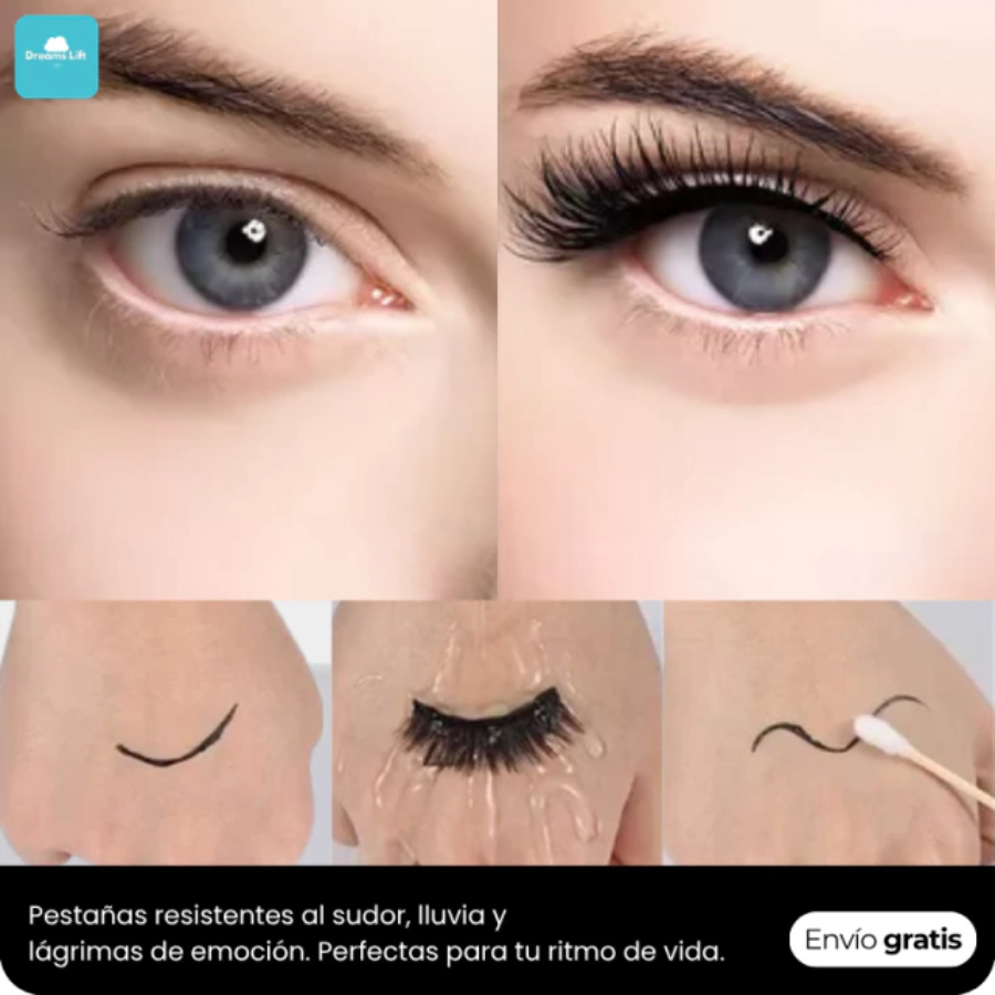 LuxMagnet™ | Kit Pestañas magnéticas Reutilizables + delineador magnético (GRATIS)